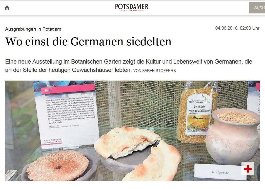 Ausstellung im Botanischen Garten / Potsdamer Neueste Nachrichten